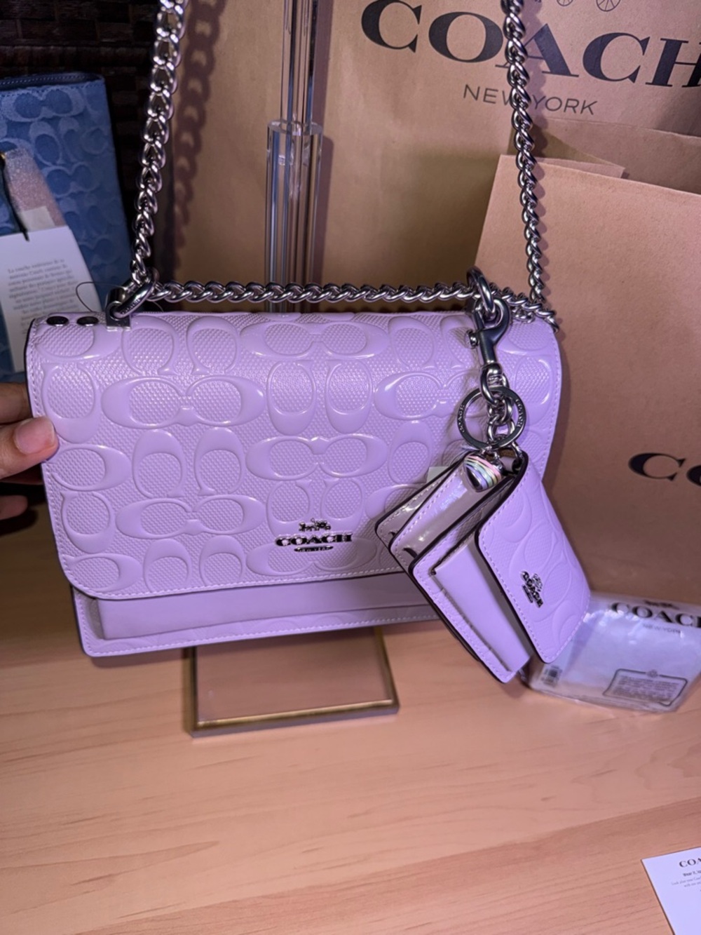 Coach Klare Crossbody shoulder bag, CHARM and Wallet - Picture 2 of 16